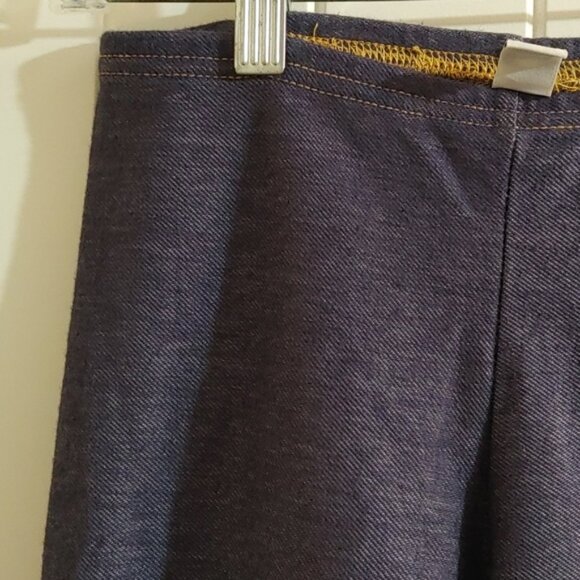 3/$25 Old Navy kids children leggins Pants size L 10/12 dark blue stretchy - Picture 2 of 3